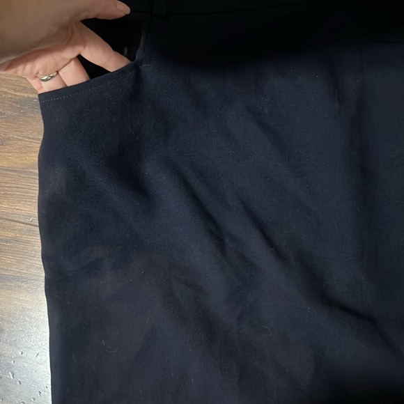 Ralph Lauren wool navy midi maxi pencil skirt, size 6 - Picture 4 of 7